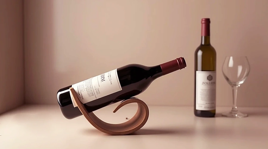 Suporte para Garrafa de Vinho